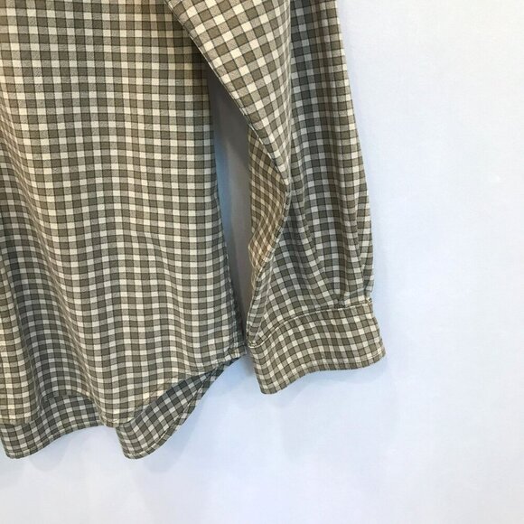 Columbia Men's Classic Long Sleeve Outdoor Shirt Sz Medium Tan Check Activewear - Picture 5 of 16